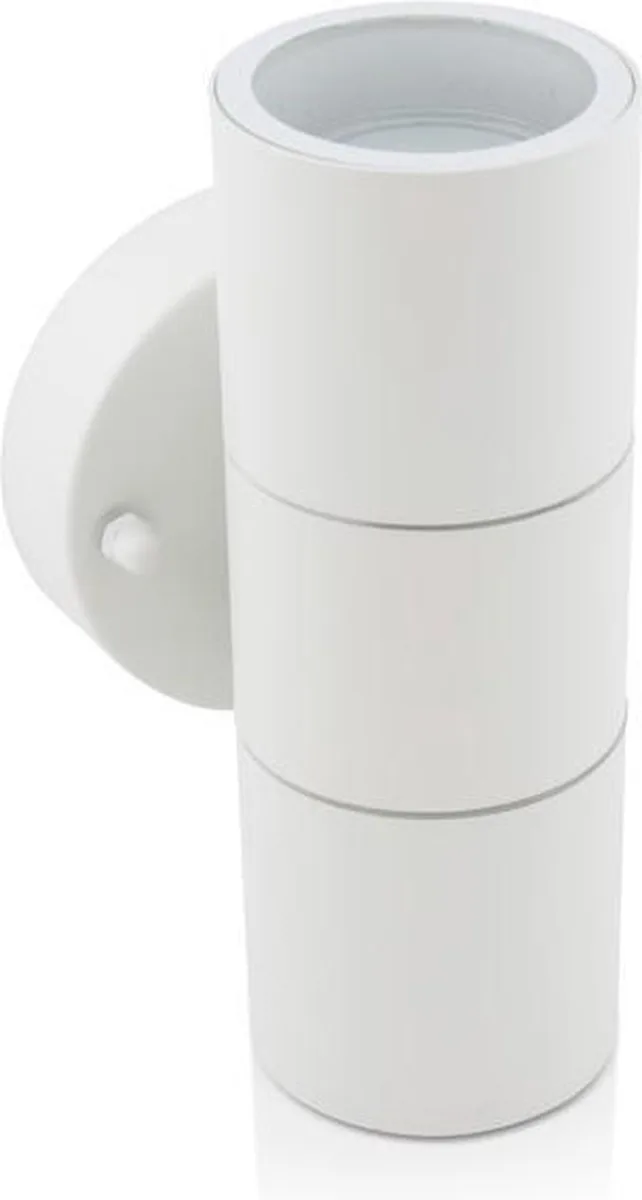 VT-7622-W Wandlamp voor buiten - UP - Down - Wandbevestigingen - GU10 Houder - IP44 - Mat Wit de V-TAC en Matwit – photo produit