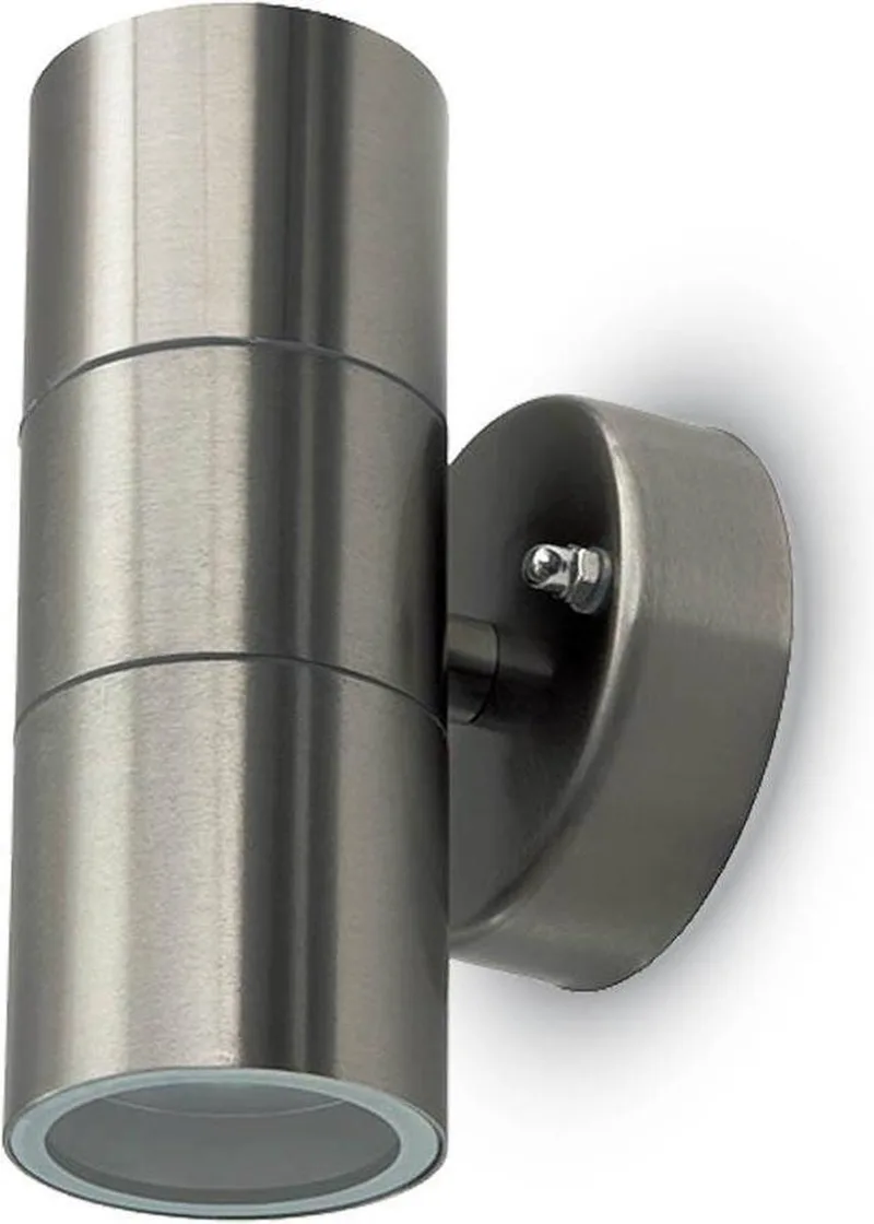 VT-7622 Wandlamp voor buiten - UP - Down - Wandbevestigingen - GU10 Houder - IP44 fra V-TAC i Roestvrij staal – produktbillede