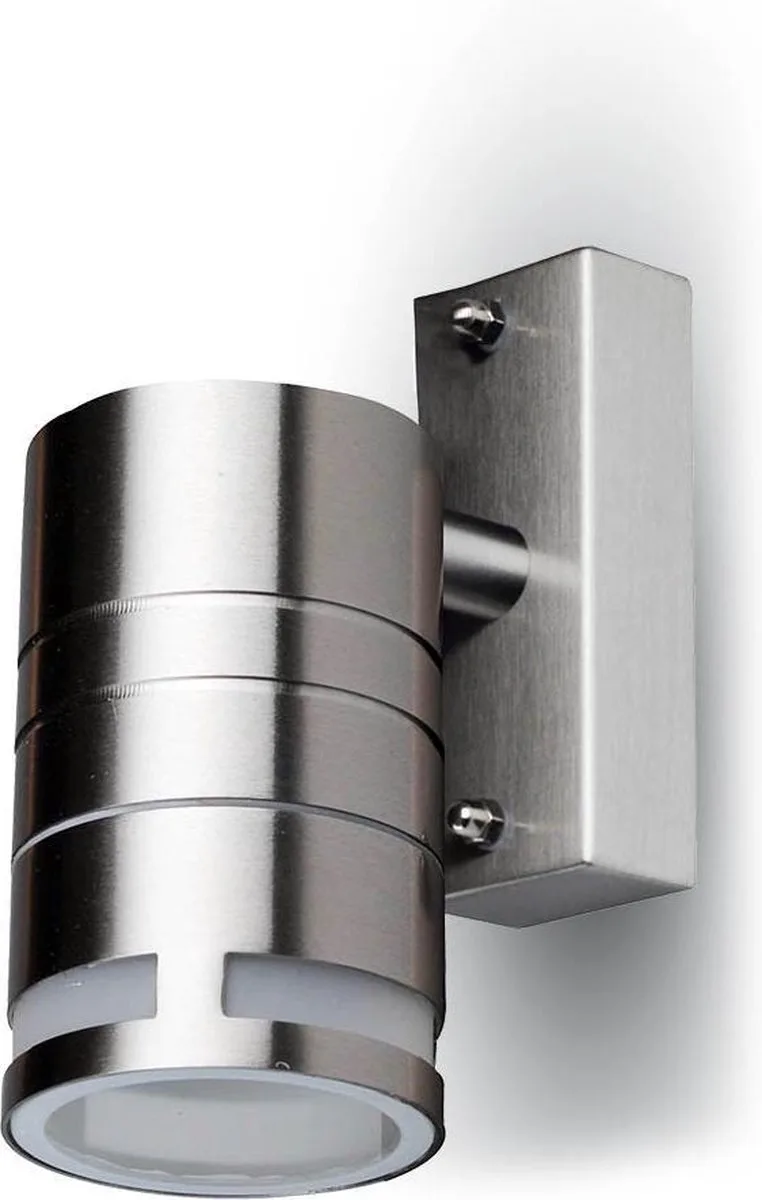 VT-7631 Wandlamp Buiten - Omlaag - GU10 Houder - IP44 de V-TAC en Roestvrij staal – photo produit