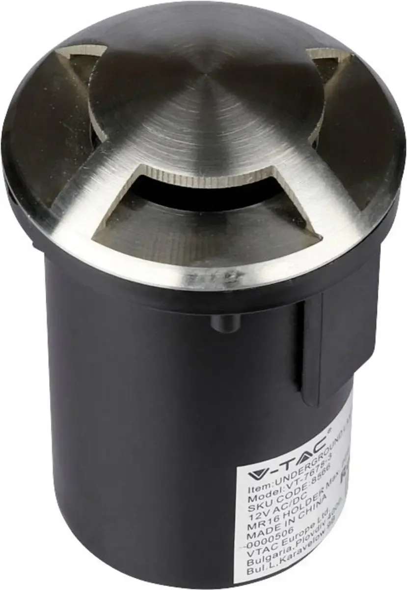 VT-7678-3 8566 Adaptateur dencastrement noir, argent de V-TAC en Noir, Argent – photo produit