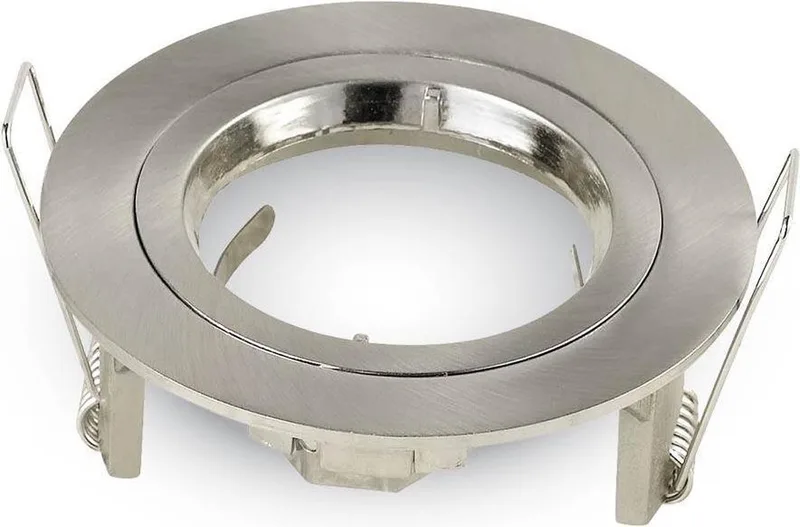 VT-774-SN LED Inbouwspot - GU10 - IP20 - Nikkel glans by V-TAC in Satijn Nikkel – product photo