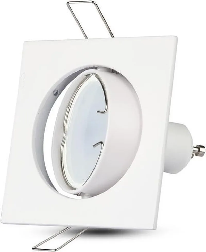 VT-779-WH-SQ LED Inbouwspot - GU10 - IP20 von V-TAC in Weiß – Produktfoto