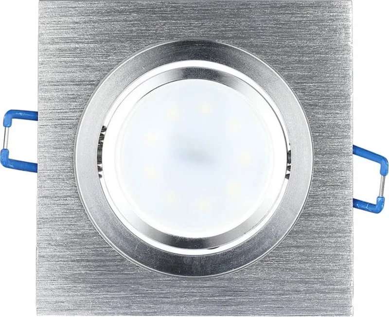 VT-782SQ-AB LED Spots - Inbouwfitting - GU10 - IP20 by V-TAC in Aluminium borstel – product photo