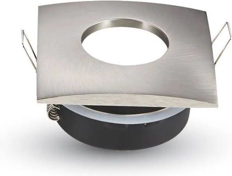 VT-787SQ-SN LED Spots - Inbouwfitting - GU10 IP54 - IP54 von V-TAC in Satijn Nikkel – Produktfoto