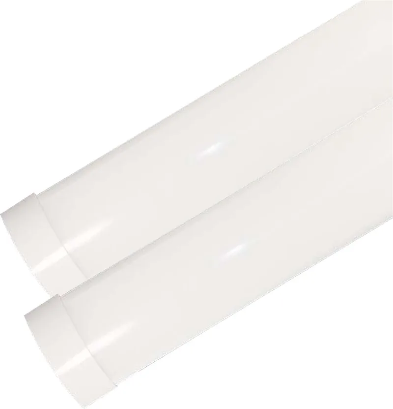 VT-8-40-N Prismatic LED Armaturen - Samsung - 120lm/w - IP20 - 40W - 4800 Lumen - 6500K - 120CM - Set van 2 von V-TAC in Weiß – Produktfoto