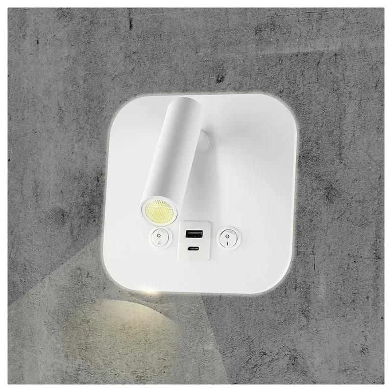 VT-80068-W 240026 Lampe de chevet LED SMD LED 8 W blanc chaud CEE: F (A - G) blanc de V-TAC – photo produit