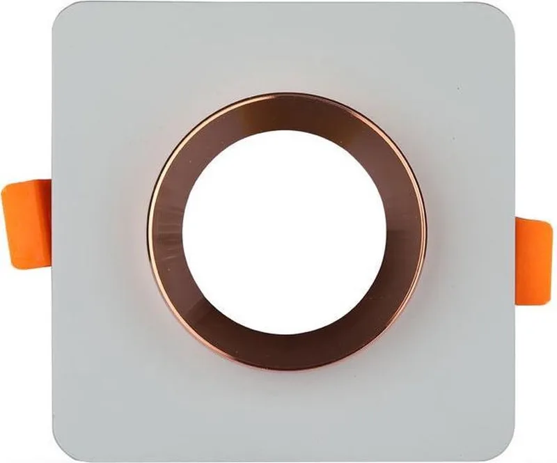 VT-862-MRG LED Spots - Inbouwspot - GU10 - IP20 - Grijs + Mat Roségoud van V-TAC in Grijs+Mat Rose Goud – productfoto