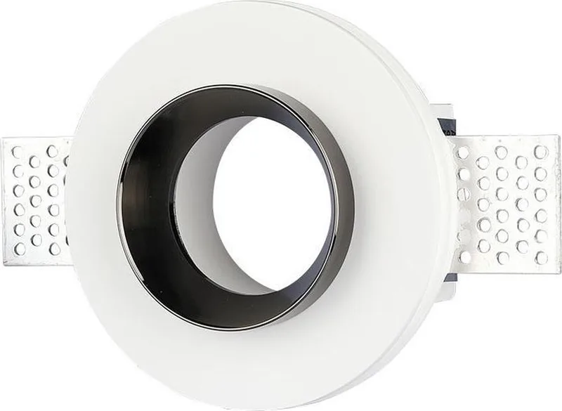 VT-866-RD-C LED Inbouwspot - GU10 - IP20 - Wit + Chroom de V-TAC en Wit+Chroom – photo produit