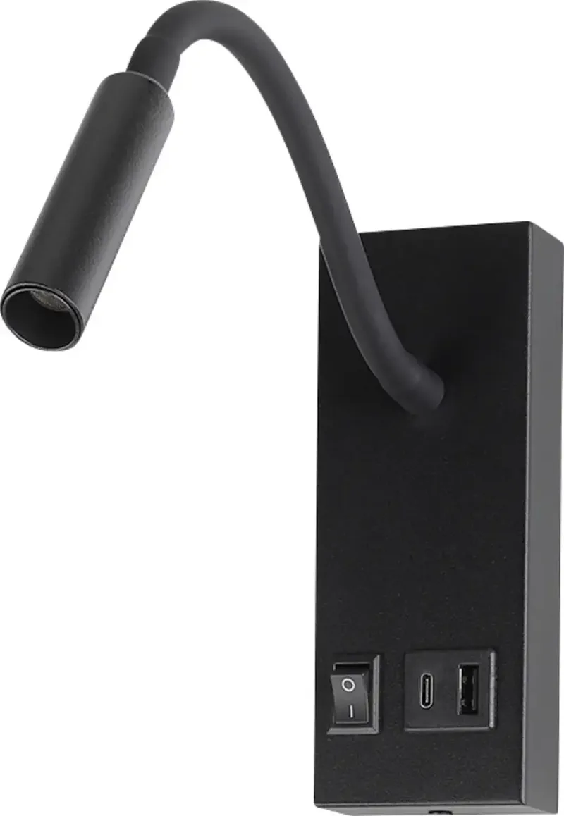 VT-88064 241516 Lampe de chevet murale LED intégrée CEE: G (A - G) 3 W LED SMD noir de V-TAC – photo produit