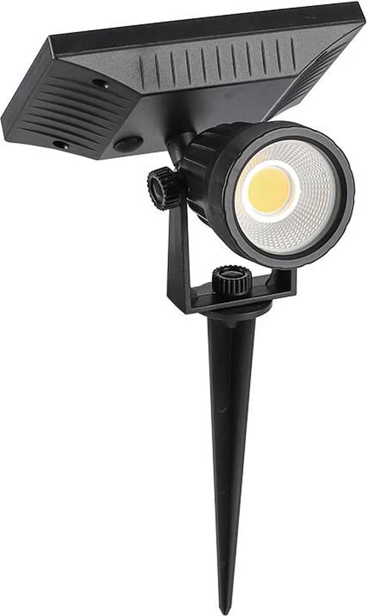 V-TAC 6660 VT-952 Solcellehavelampe LED (RGB) LED 2.00 W Sort fra V-TAC i Sort – produktbillede