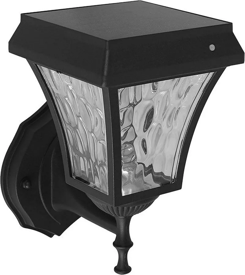 V-TAC 2889 VT-982-S Applique solaire LED LED 2.00 W noir (mat) de V-TAC en Matzwart – photo produit