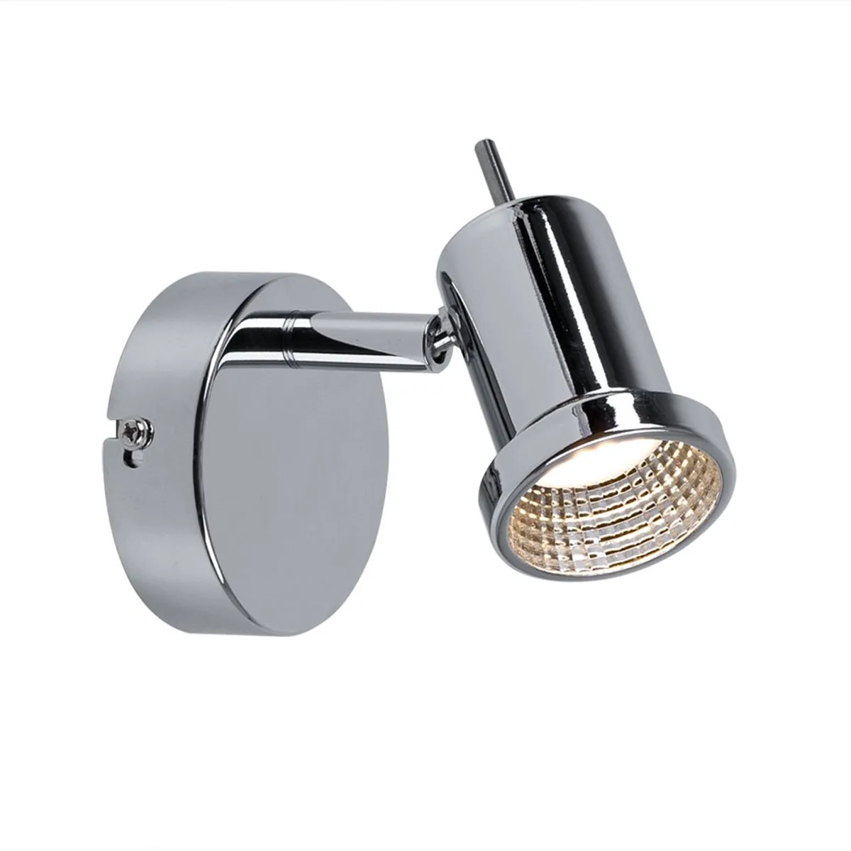 5 watt LED wandspot draaibare lamp chroom verlichting ACTION 450301010000 de Wofi en Argent – photo produit