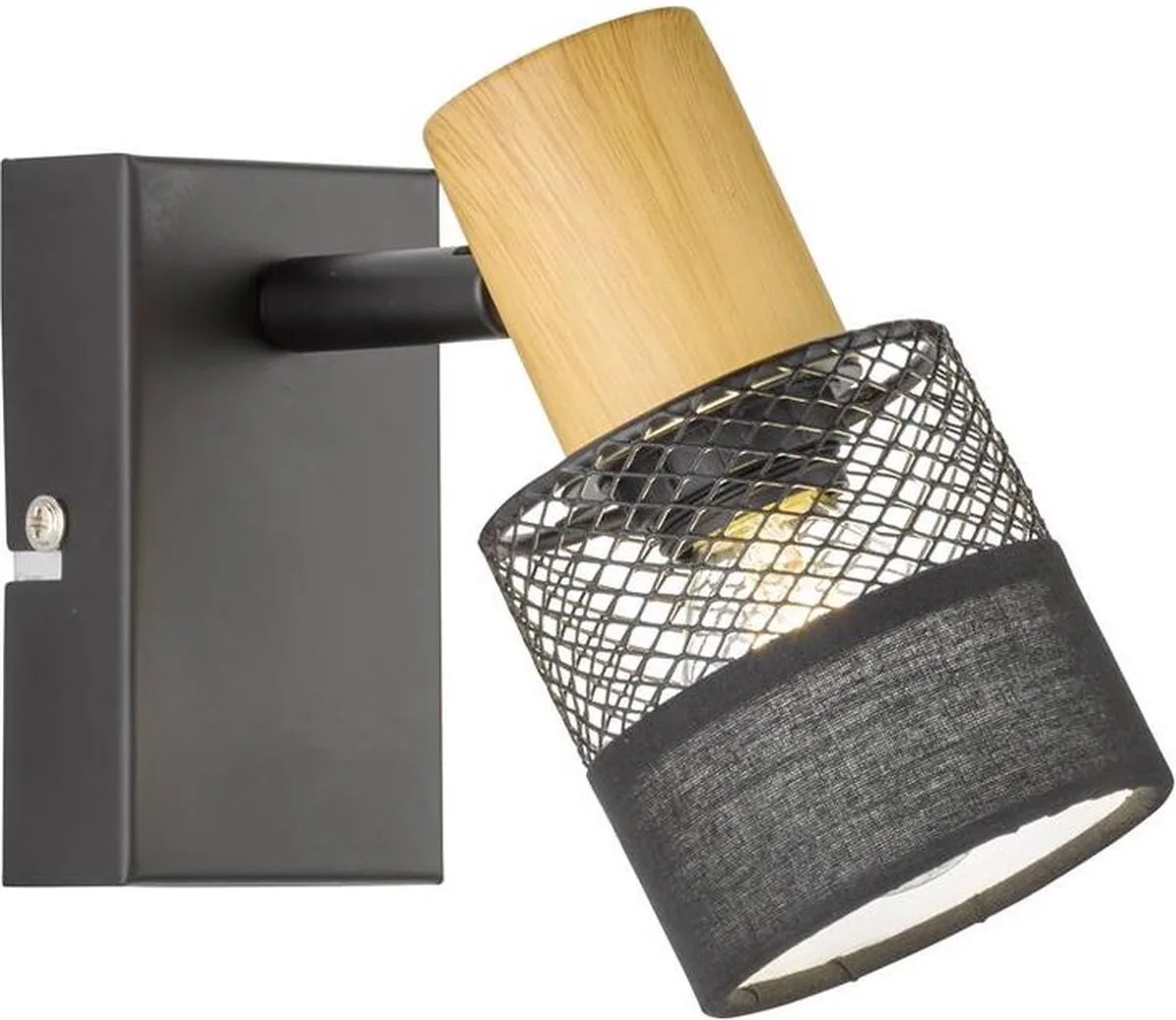 Doral - Wandlamp de Wofi en Noir – photo produit