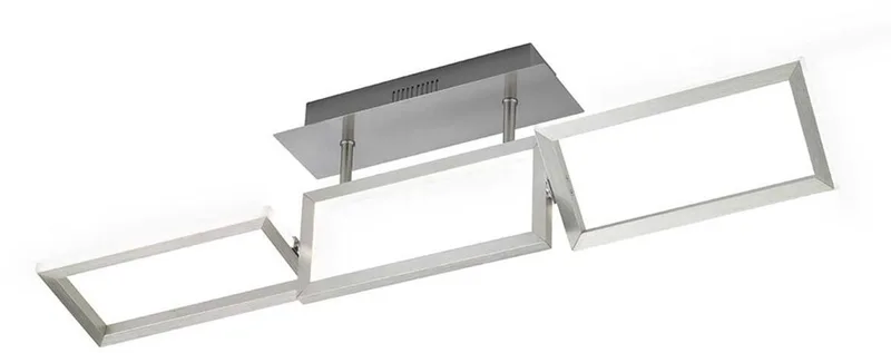 LED design plafondlamp ALU spot verstelbare lamp woonkamer slaapkamer verlichting de Wofi en Argent – photo produit