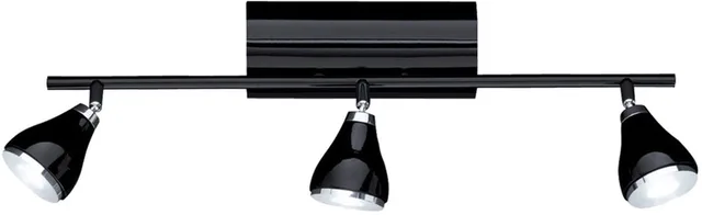 LED plafondspot woonkamer verlichting hal lamp zwarte spots verstelbaar WOFI 7803.03.60.0000