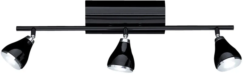 LED plafondspot woonkamer verlichting hal lamp zwarte spots verstelbaar WOFI 7803.03.60.0000 de Wofi en Noir – photo produit