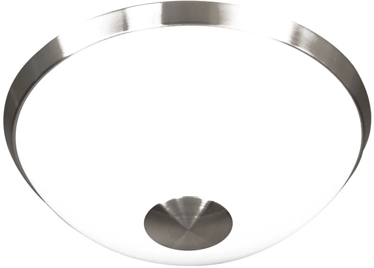 Plafondlamp Keukenlamp LED ganglamp rond kunststof mat nikkel, 16W 1150lm 3000K, DxH 30x14 cm från Wofi i Vit – produktbild