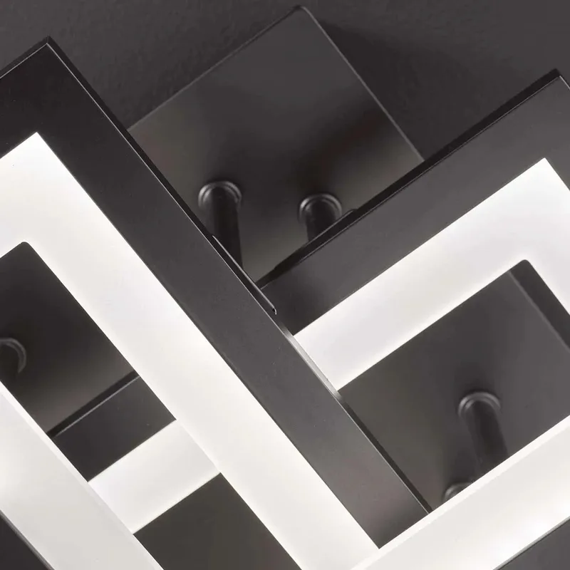 Plafondlamp Modesto 51 cm by Wofi in Black – product photo
