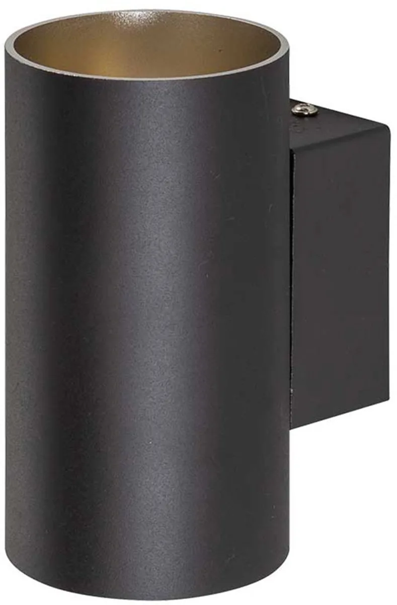 Wandlamp spotlight LED gangspiegellamp met UP DOWN, metaal 1x LED 1x 9W 1x 750 lm, HxB 15x8 cm by Wofi in Black – product photo