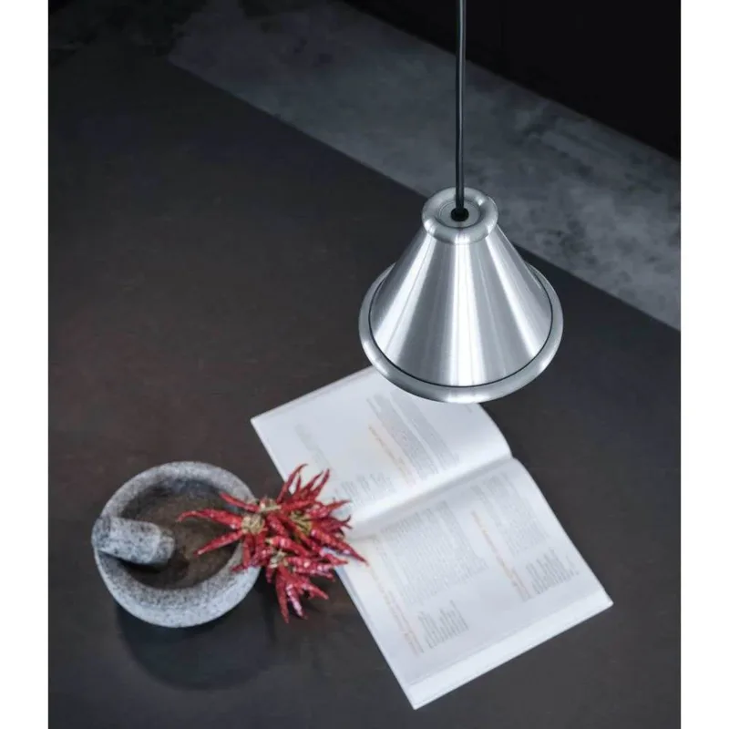 Belle Pendelleuchte Ø15 Brushed Aluminium von Belid – Produktfoto