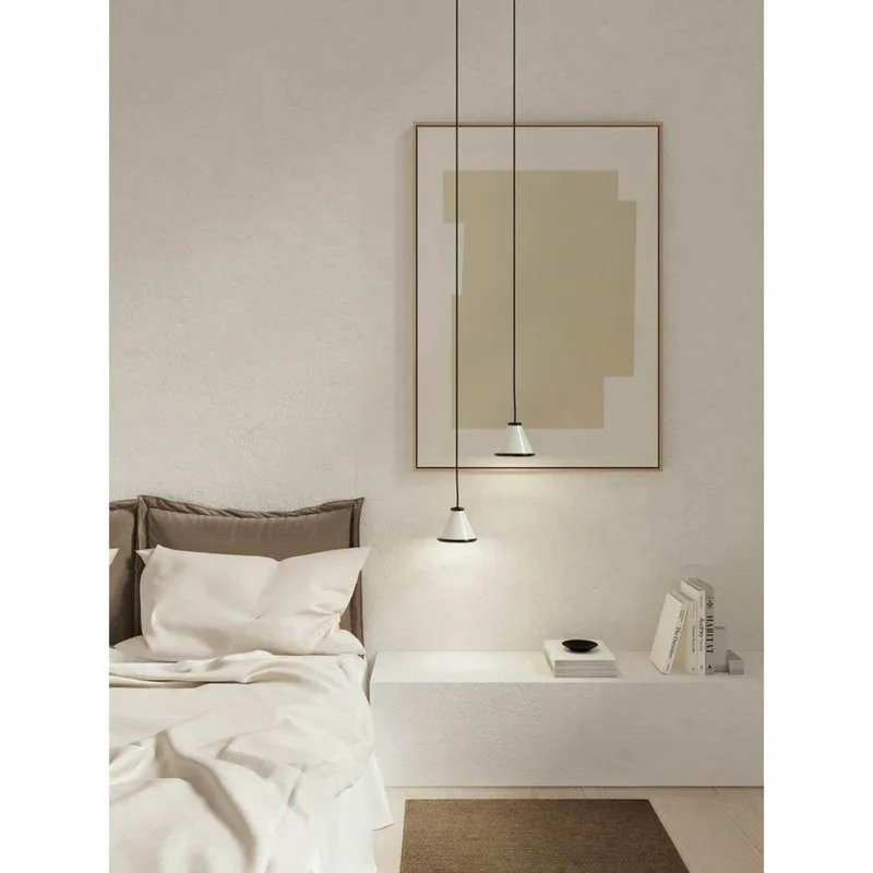 Belle hanglamp Ø15 glanzend wit/glanzend zwart fra Belid – produktbillede