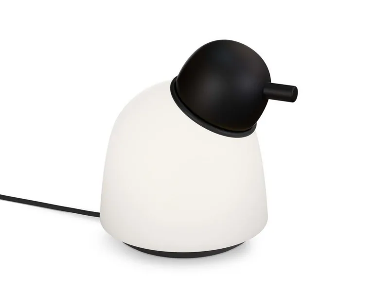 Bird Tafellamp H21,5 Black/Opal fra Belid – produktbillede