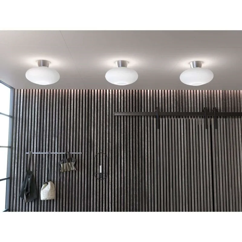 Bullo Plafonnier XL Ø38 Aluminium/Opal de Belid – photo produit