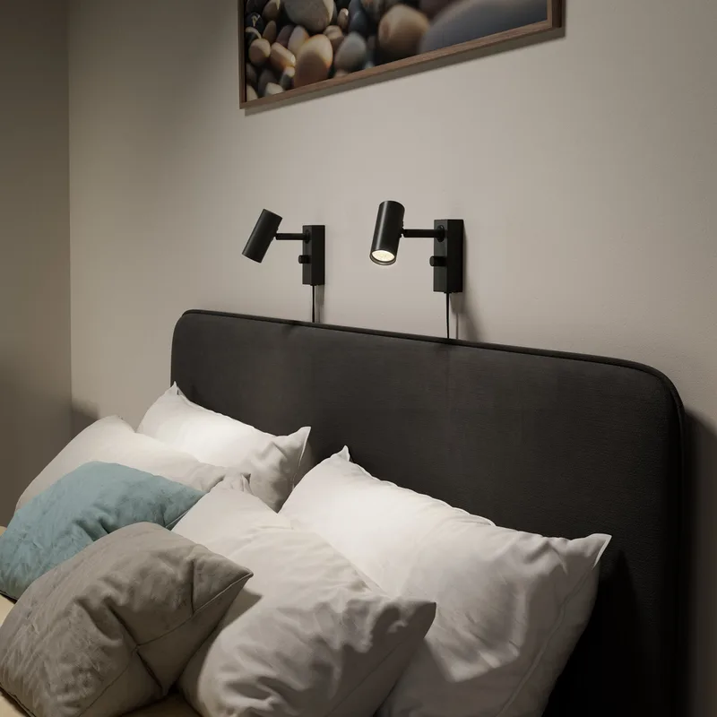 Cato Applique Murale Mat Noir/Mat Noir de Belid – photo produit