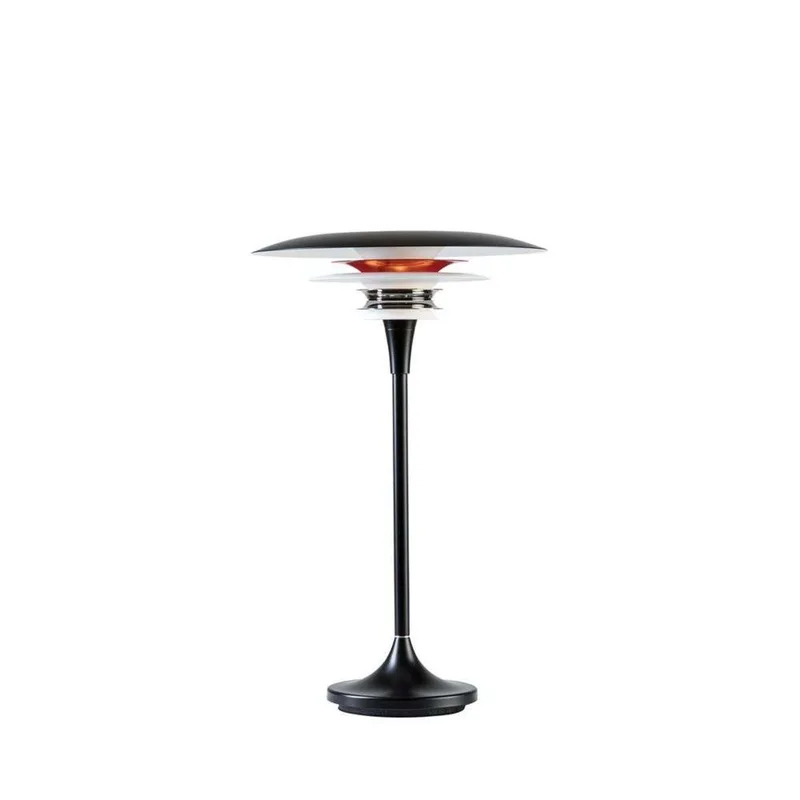 Diablo Tafellamp Ø30 Matt Matt Black/Glossy Red- Belid - Woonkamer - Metaal fra Belid – produktbillede