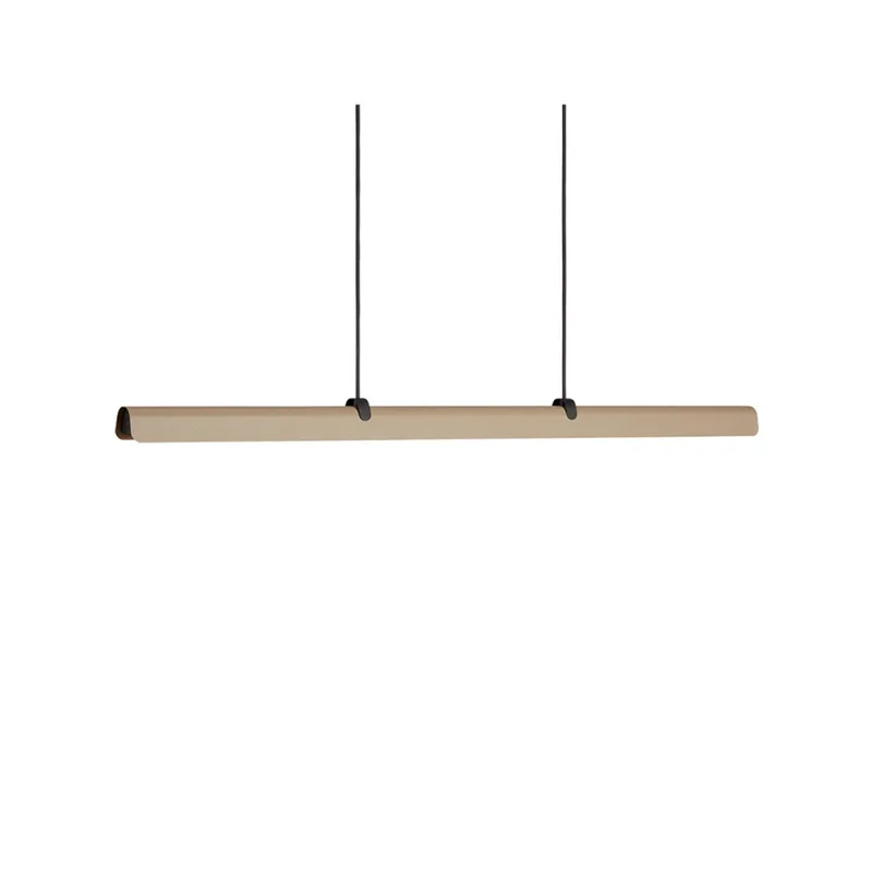 Fold Linear G2 LED Hanglamp L118 Zand/Antraciet de Belid – photo produit