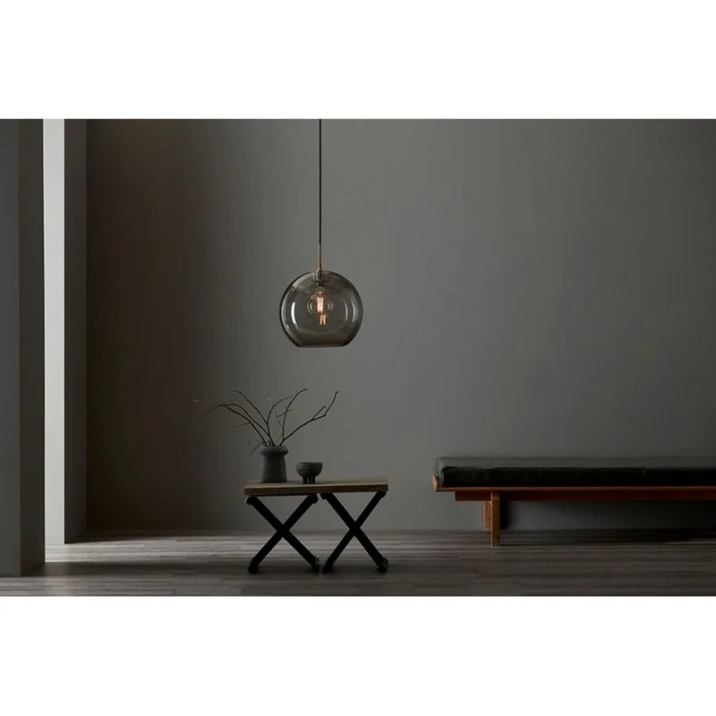 Gloria Pendelleuchte Ø380 Messing/Klares Glas von Belid – Produktfoto