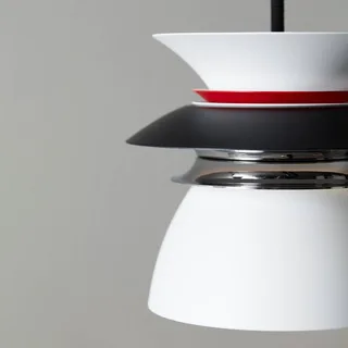LED hanglamp Diablo, Ø 16,5 cm, zwart/rood fra Belid i Hvid, Sort, Rød – produktbillede 5 af 5
