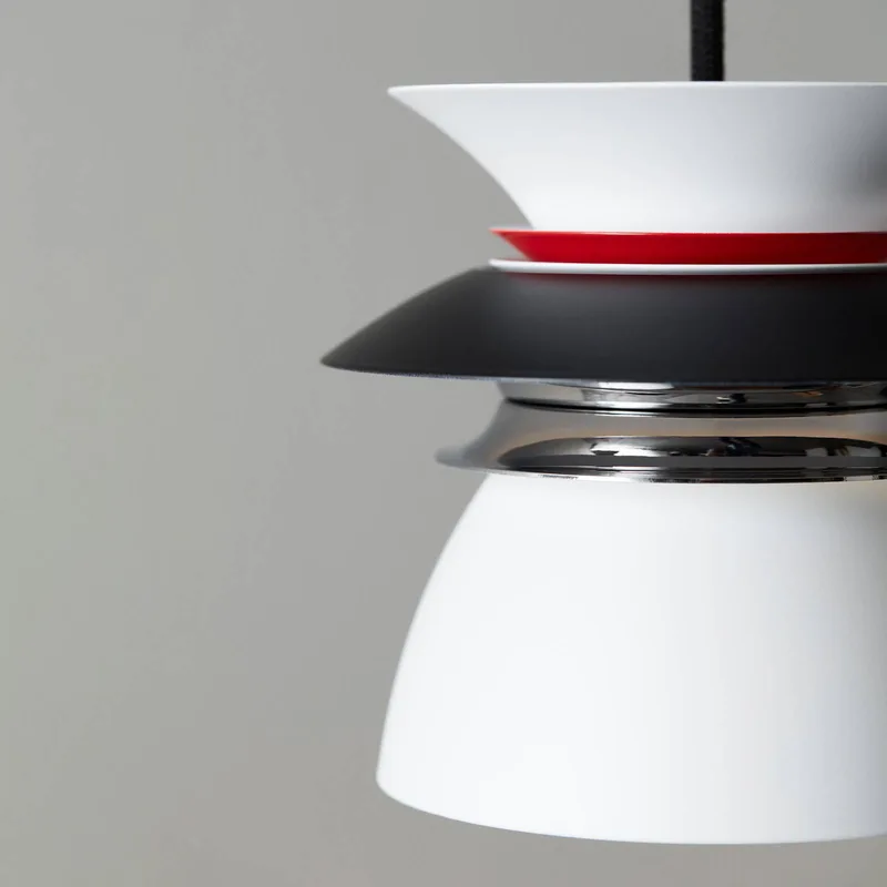 LED hanglamp Diablo, Ø 16,5 cm, zwart/rood fra Belid i Hvid, Sort, Rød – produktbillede 5 af 5