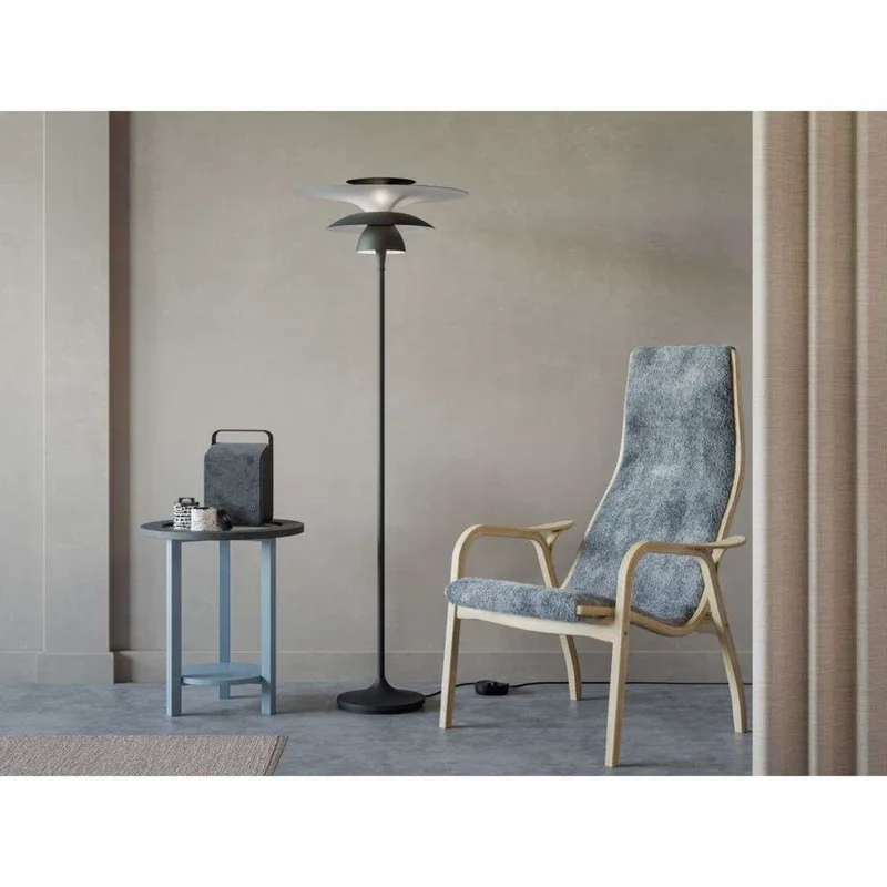 Lampe sur pied Picasso Ø50 cm Noir mat de Belid – photo produit