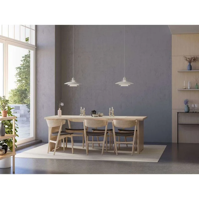 Suspension Primus Ø43 cm Blanc mat-laiton de Belid – photo produit