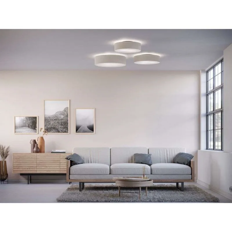 Soft Plafondlamp Ø44 White Wool fra Belid – produktbillede