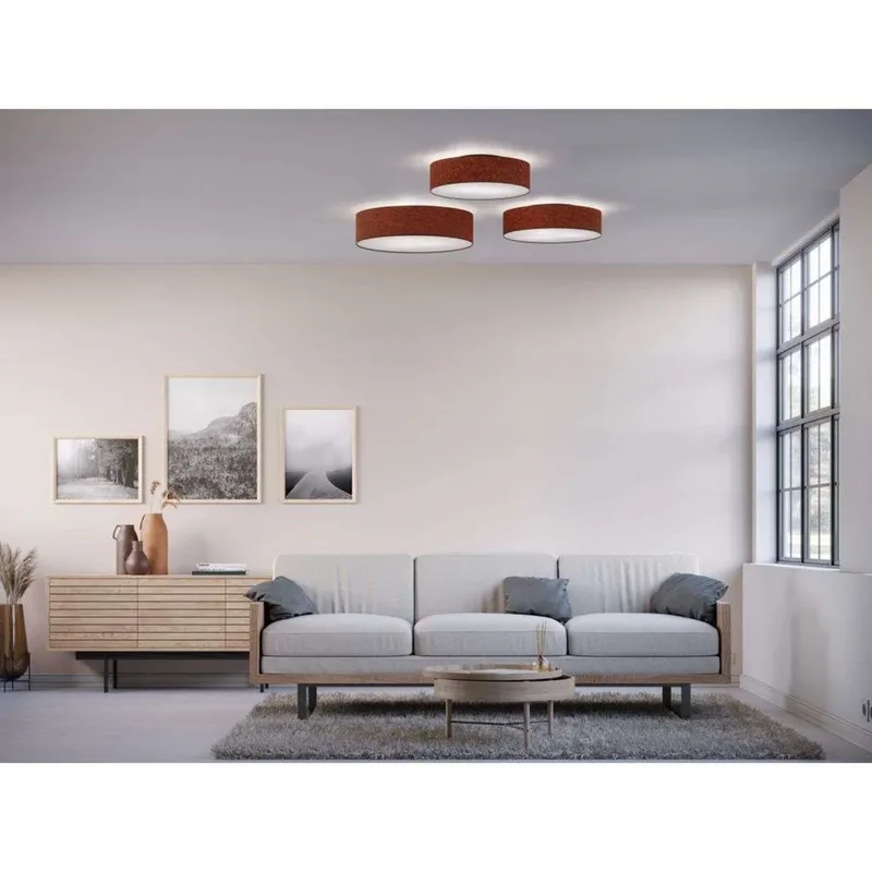 Soft Plafondlamp Ø50 Rust Wool från Belid – produktbild