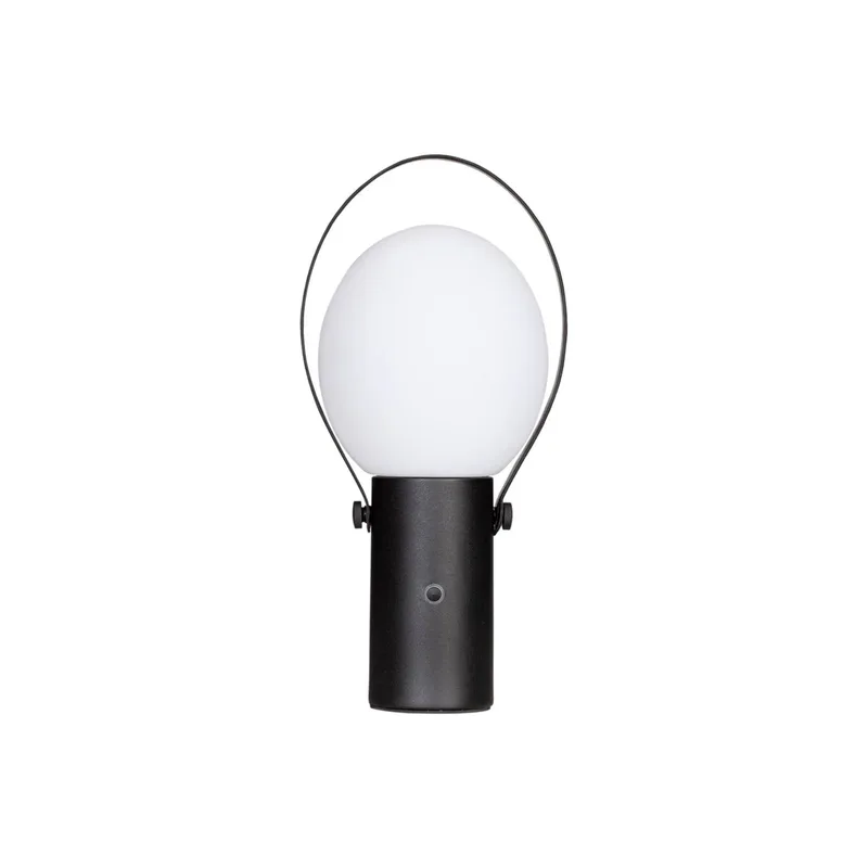 Bari LED uppladdningsbar bordslampa IP44 sand svart från By Rydéns i Zandzwart – produktbild
