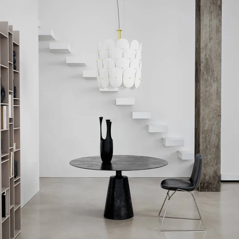 By Rydens hanglamp Omlott, messing/wit, Ø 50 cm by By Rydéns in Brass, White – product photo 2 of 3