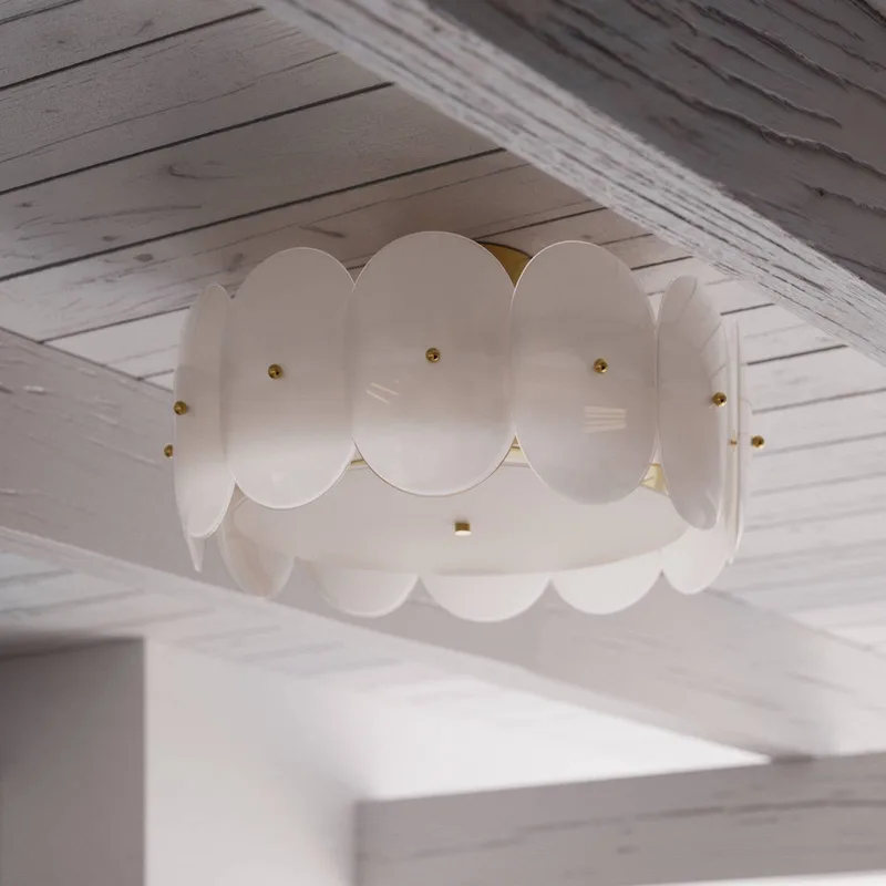 Omlott Deckenleuchte Ø53cm Messing/Weiß von By Rydéns in Messing, Weiß – Produktfoto 1 von 3
