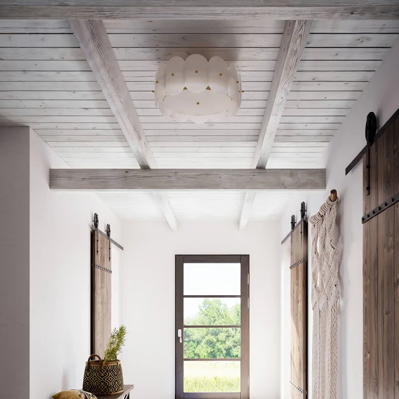 Omlott Deckenleuchte Ø53cm Messing/Weiß von By Rydéns in Messing, Weiß – Produktfoto 3 von 3