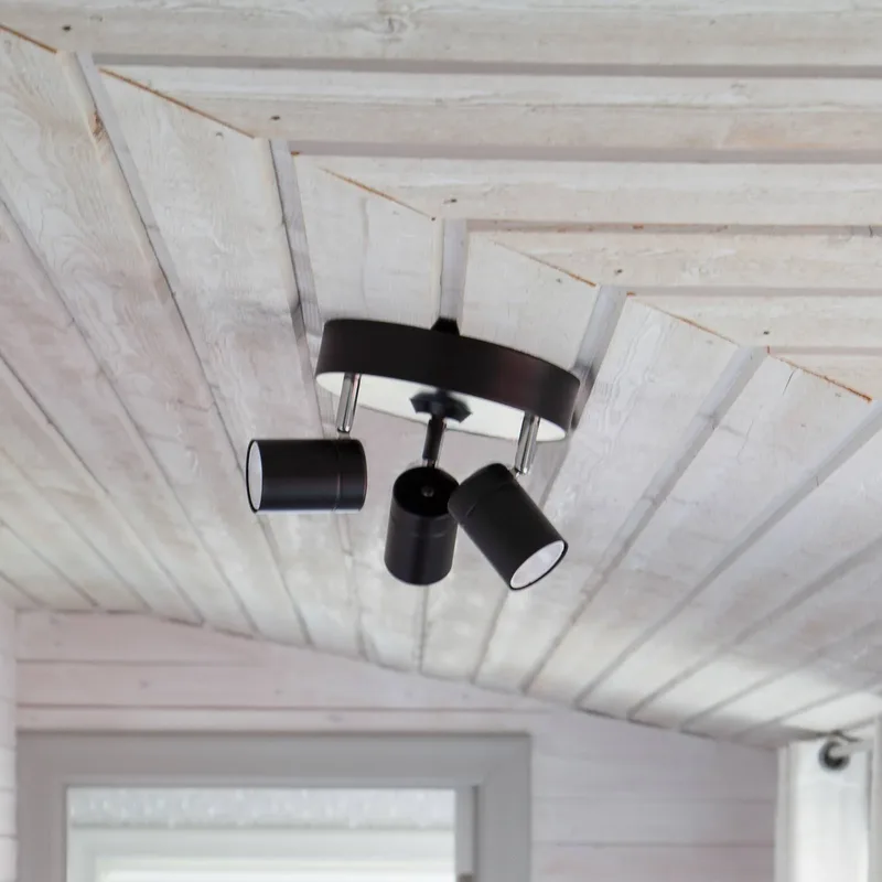 Correct loftspot, 3 lamper fra By Rydéns i Mat zwart – produktbillede