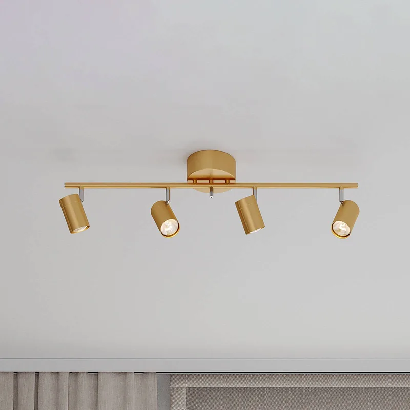 Spot de plafond Correct, 4 lampes de By Rydéns en Mat goud – photo produit 1 sur 2