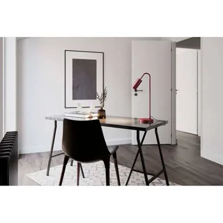 Curve bordlampe, metal, GU10 fra By Rydéns i Donkerrood – produktbillede 3 af 4