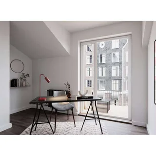 Curve bordlampe, metal, GU10 fra By Rydéns i Donkerrood – produktbillede 2 af 4