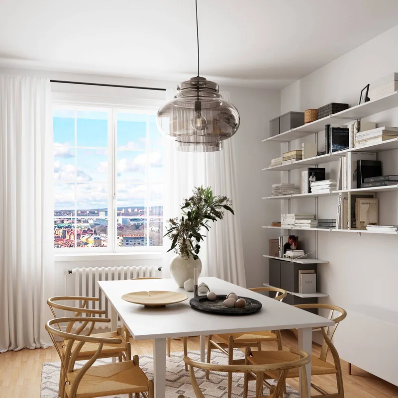 Dolores hanglamp Ø 30 cm fra By Rydéns i Rookgrijs – produktbillede
