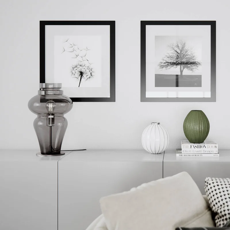 Dolores Tischleuchte, Höhe 40 cm von By Rydéns in Rookgrijs – Produktfoto 2 von 5