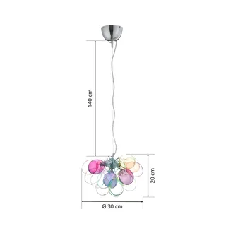 glazen hanglamp Gross, 30 cm by By Rydéns in Bont – product photo 5 of 5