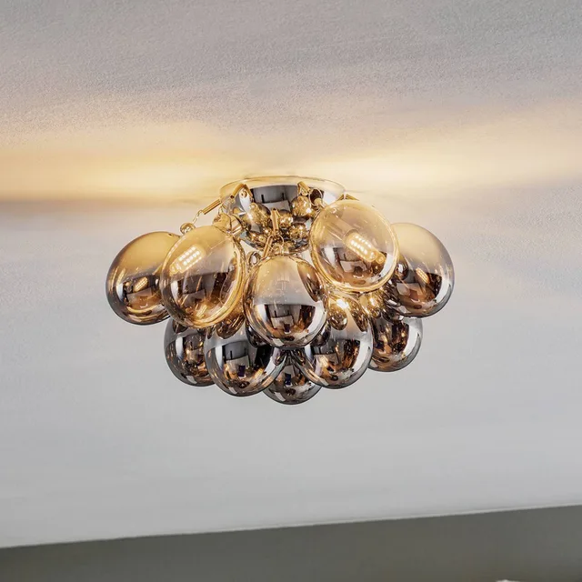 Gross loftlampe, grå, 30 cm