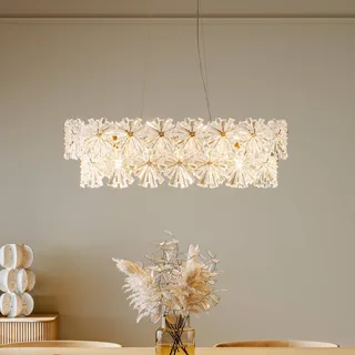 hanglamp Lorraine, messing/helder, 75 cm, E14 van By Rydéns in Helder, Messing – productfoto 1 van 3